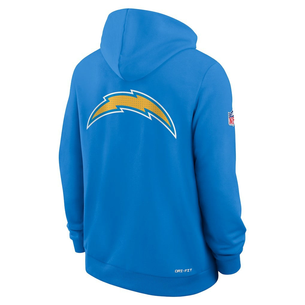 Los Angeles Chargers Sideline Standard Issue Utility Player Dri-FIT Full-Zip Hoodie - Powder Blue | Nike cheap