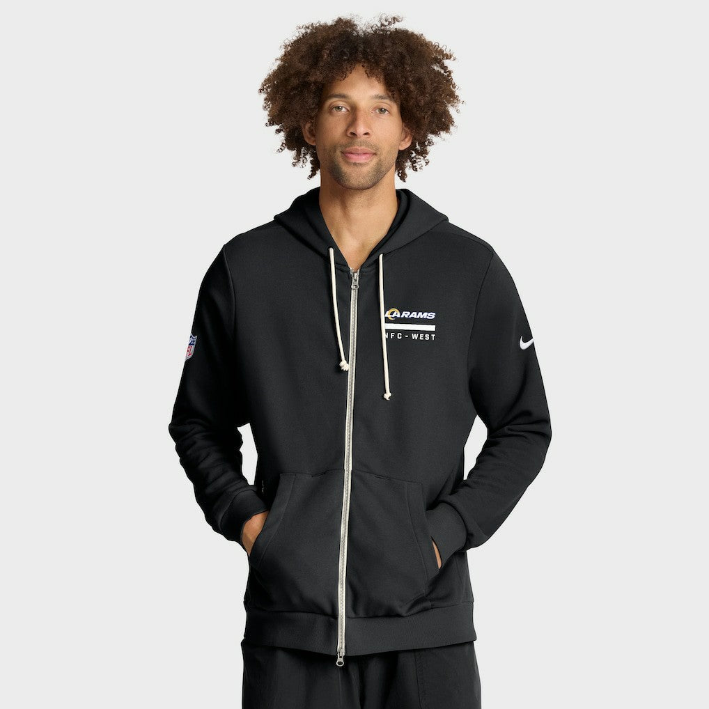 Los Angeles Rams Sideline Standard Issue Utility Player Dri-FIT Full-Zip Hoodie - Black | Nike cheap