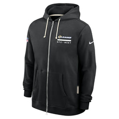 Los Angeles Rams Sideline Standard Issue Utility Player Dri-FIT Full-Zip Hoodie - Black | Nike cheap