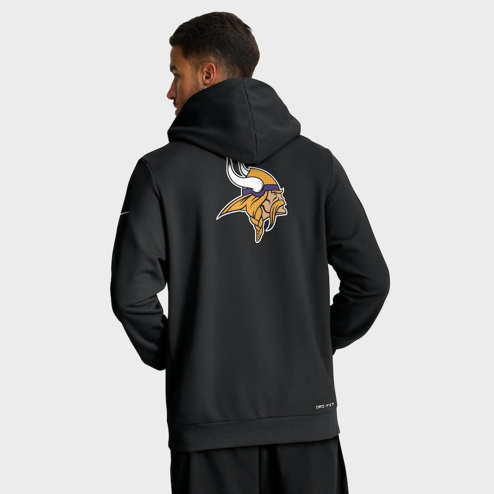 Minnesota Vikings Sideline Standard Issue Utility Player Dri-FIT Full-Zip Hoodie - Black | Nike sale