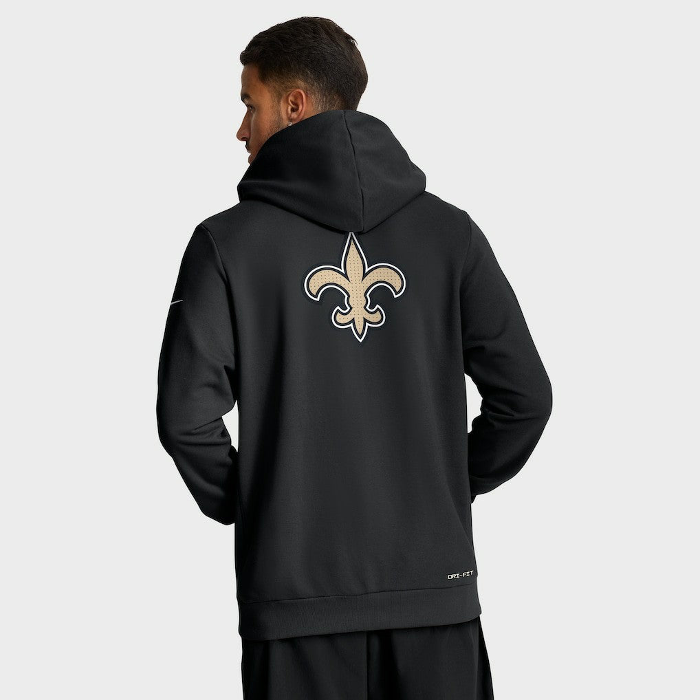New Orleans Saints Sideline Standard Issue Utility Player Dri-FIT Full-Zip Hoodie - Black | Nike for sale