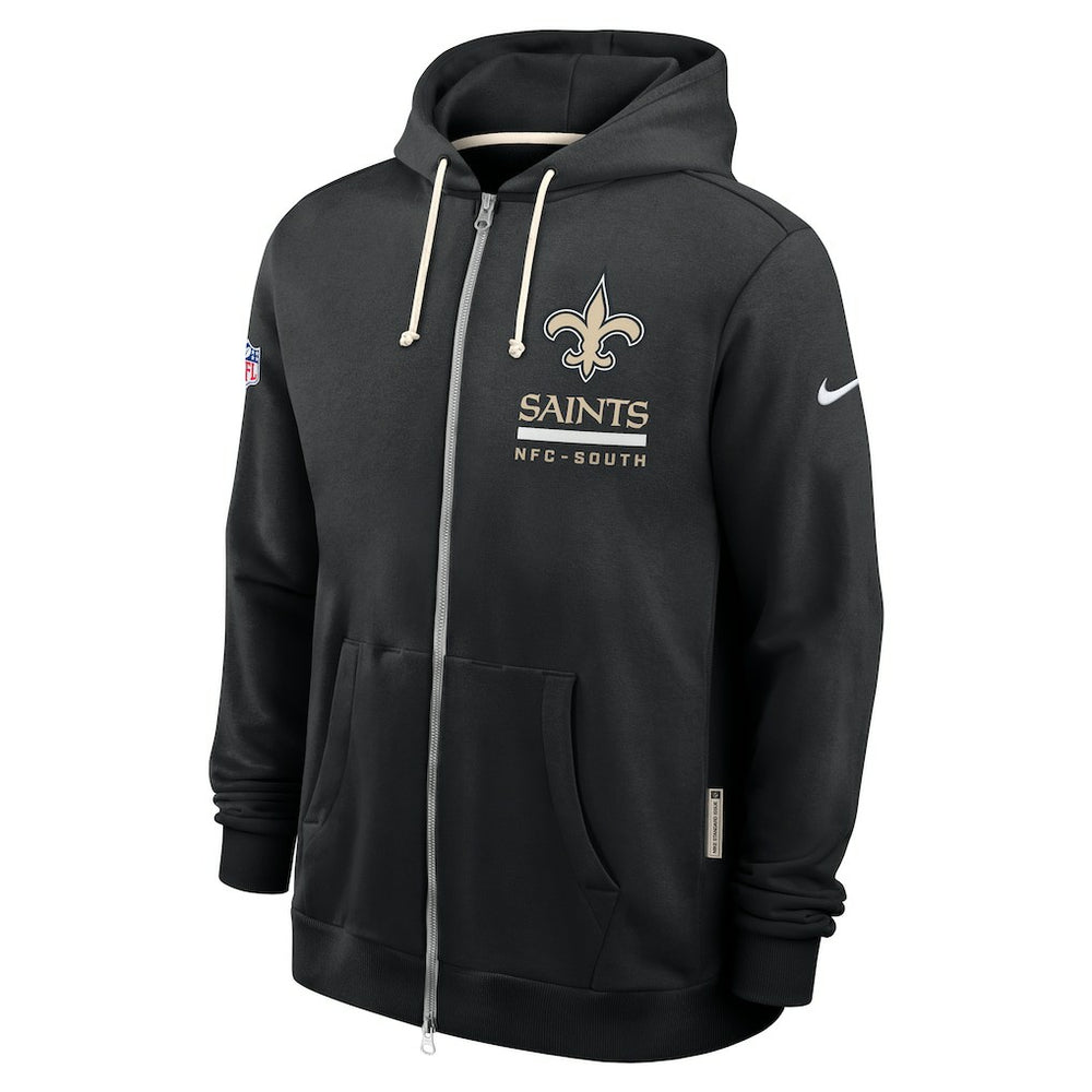New Orleans Saints Sideline Standard Issue Utility Player Dri-FIT Full-Zip Hoodie - Black | Nike for sale