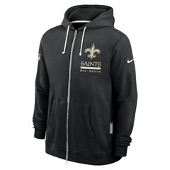 New Orleans Saints Sideline Standard Issue Utility Player Dri-FIT Full-Zip Hoodie - Black | Nike for sale