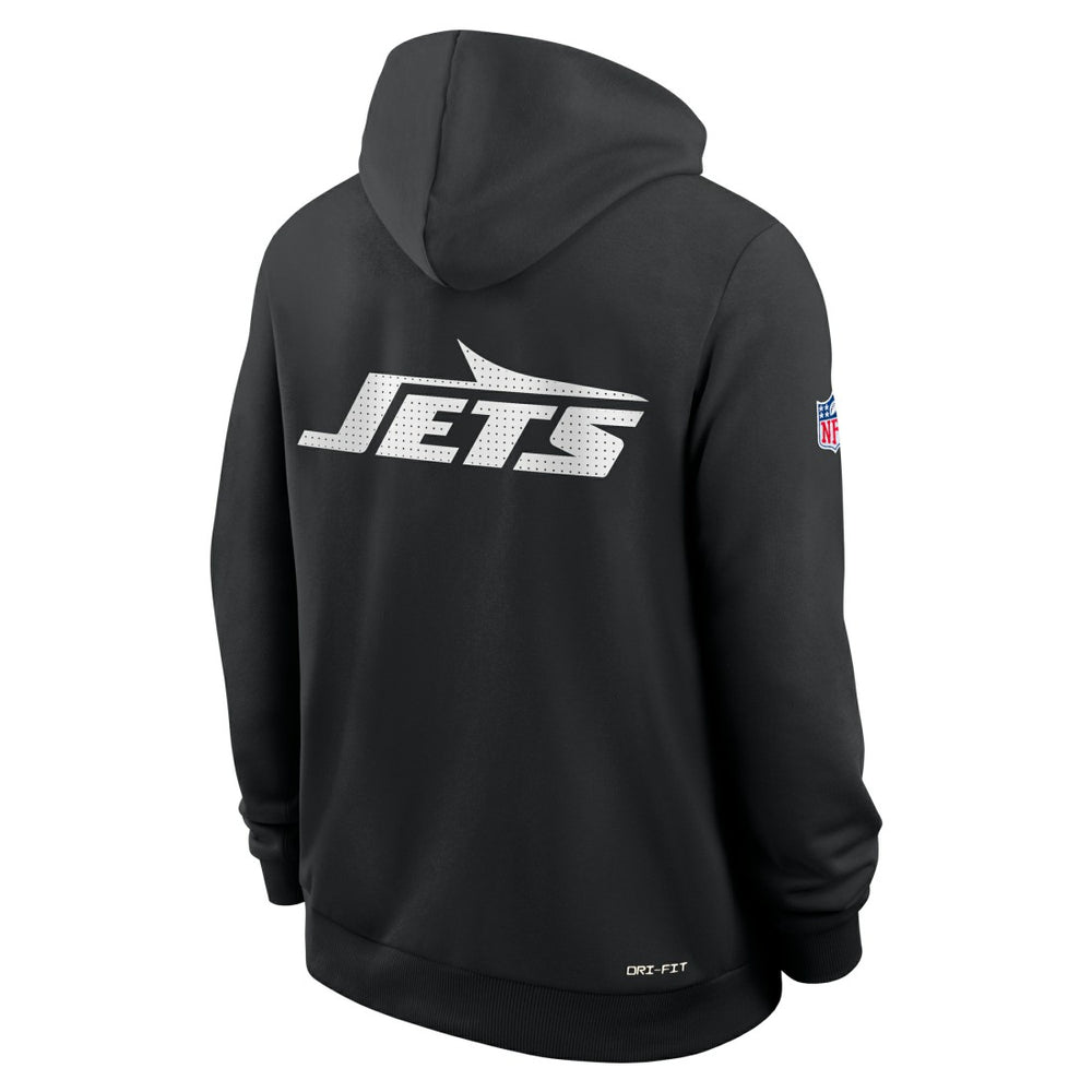 New York Jets Sideline Standard Issue Utility Player Dri-FIT Full-Zip Hoodie - Black | Nike for sale