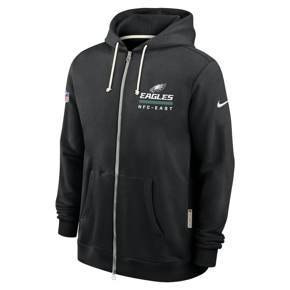 Philadelphia Eagles Sideline Standard Issue Utility Player Dri-FIT Full-Zip Hoodie - Black | Nike outlet