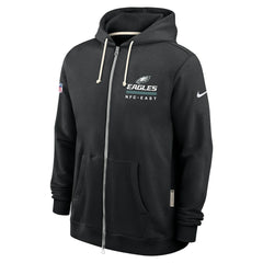 Philadelphia Eagles Sideline Standard Issue Utility Player Dri-FIT Full-Zip Hoodie - Black | Nike outlet