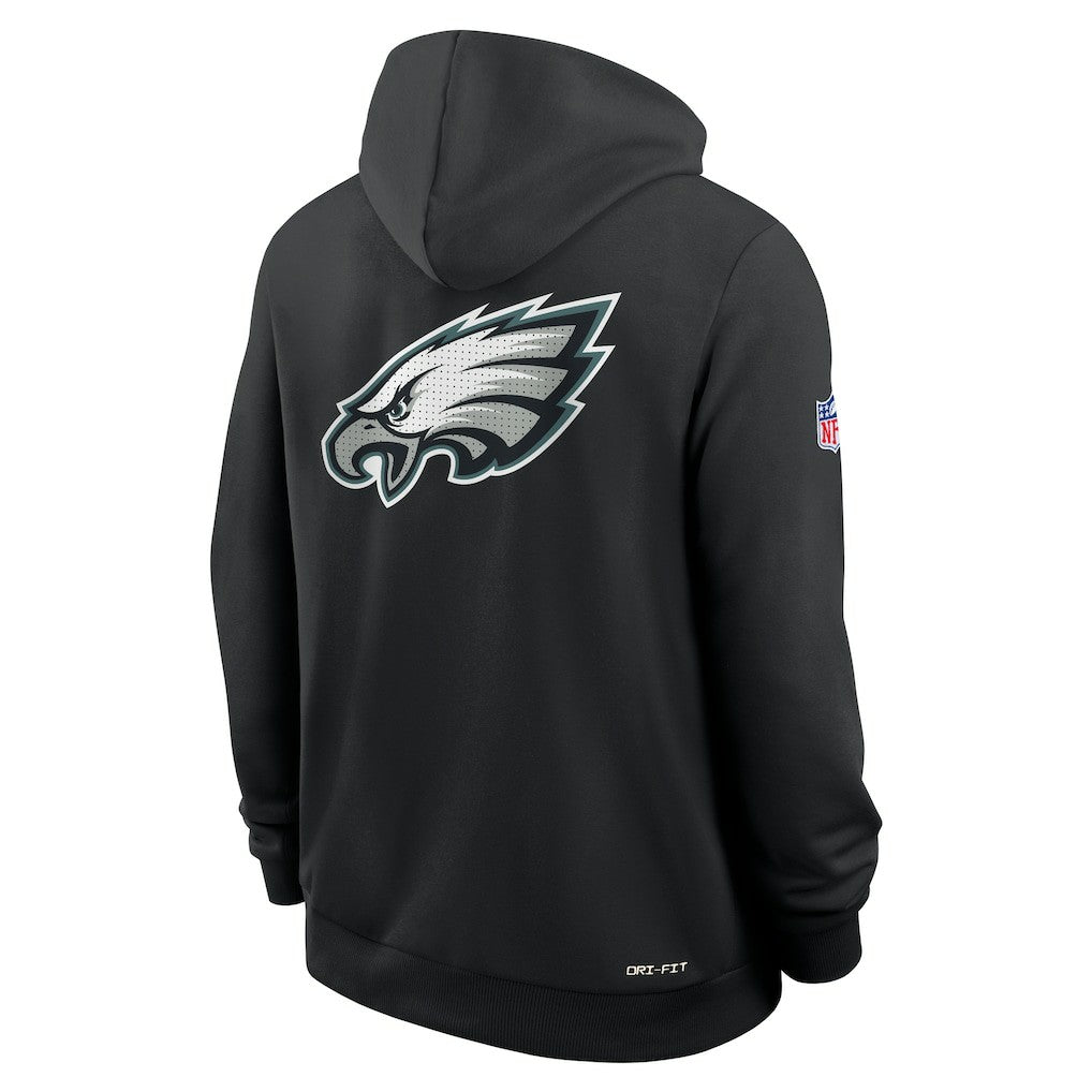 Philadelphia Eagles Sideline Standard Issue Utility Player Dri-FIT Full-Zip Hoodie - Black | Nike outlet