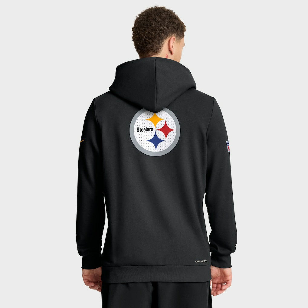 Pittsburgh Steelers Sideline Standard Issue Utility Player Dri-FIT Full-Zip Hoodie - Black | Nike outlet