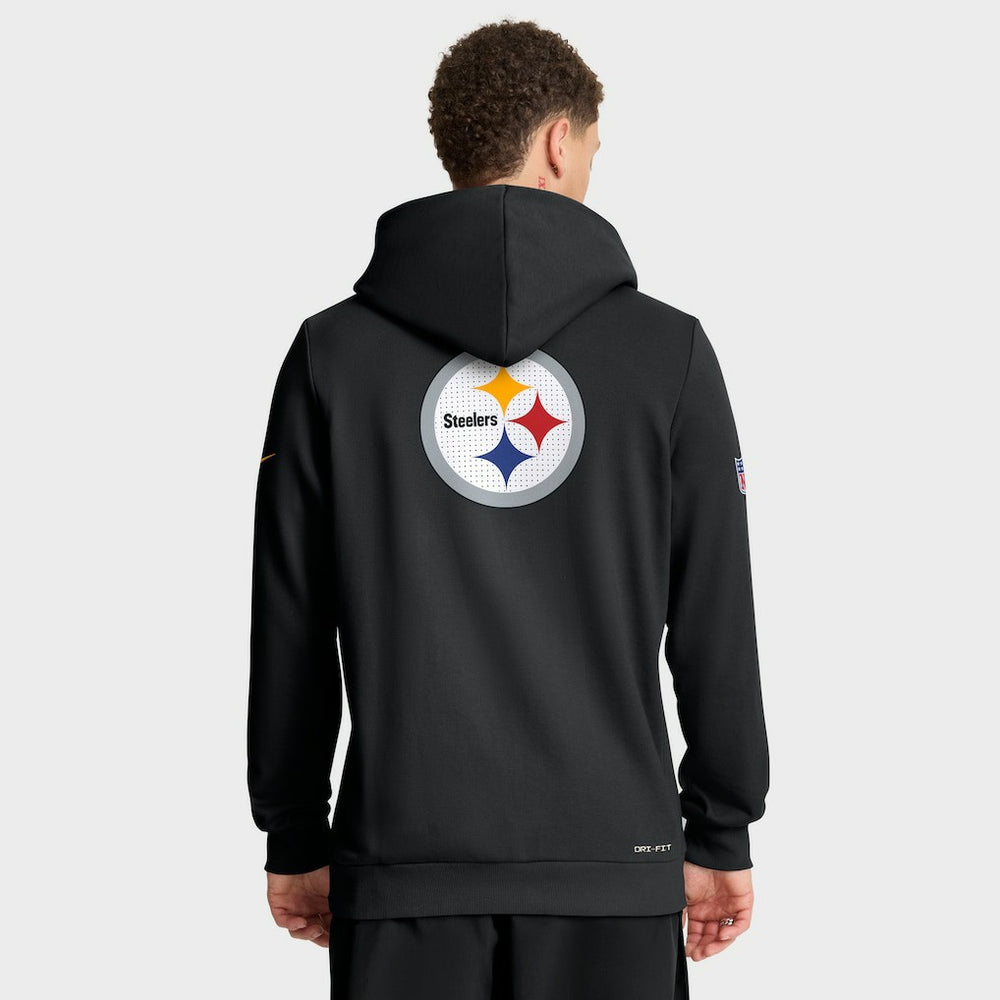 Pittsburgh Steelers Sideline Standard Issue Utility Player Dri-FIT Full-Zip Hoodie - Black | Nike outlet