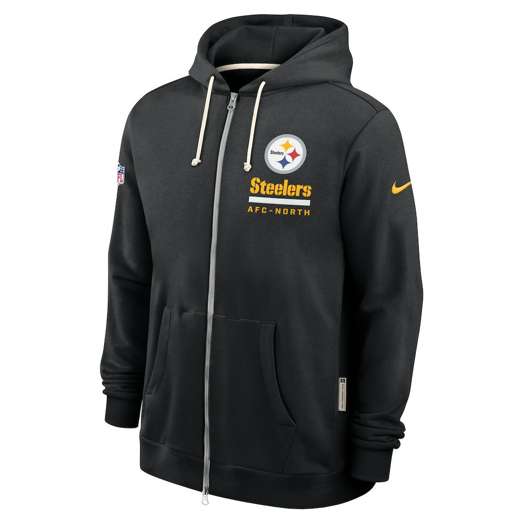 Pittsburgh Steelers Sideline Standard Issue Utility Player Dri-FIT Full-Zip Hoodie - Black | Nike outlet