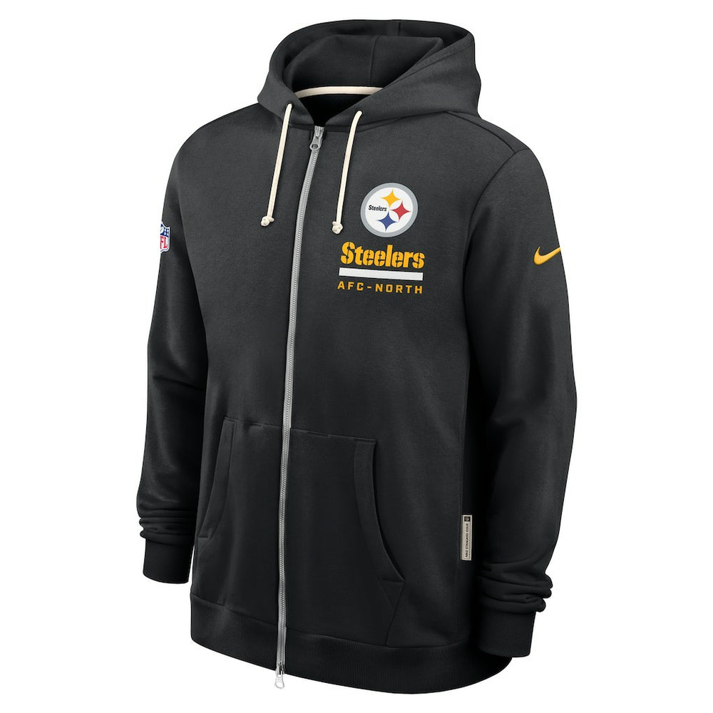 Pittsburgh Steelers Sideline Standard Issue Utility Player Dri-FIT Full-Zip Hoodie - Black | Nike outlet