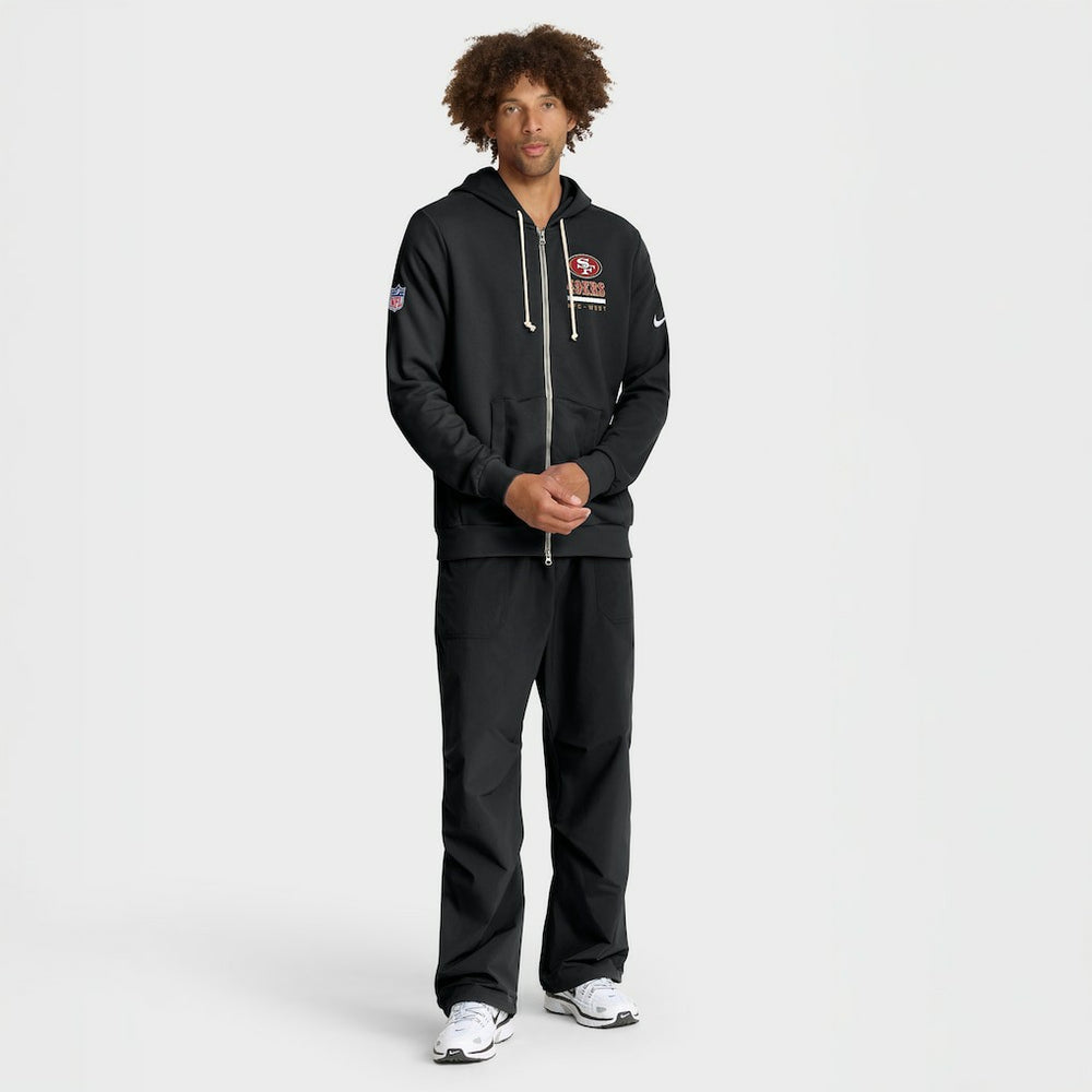 San Francisco 49ers Sideline Standard Issue Utility Player Dri-FIT Full-Zip Hoodie - Black | Nike outlet