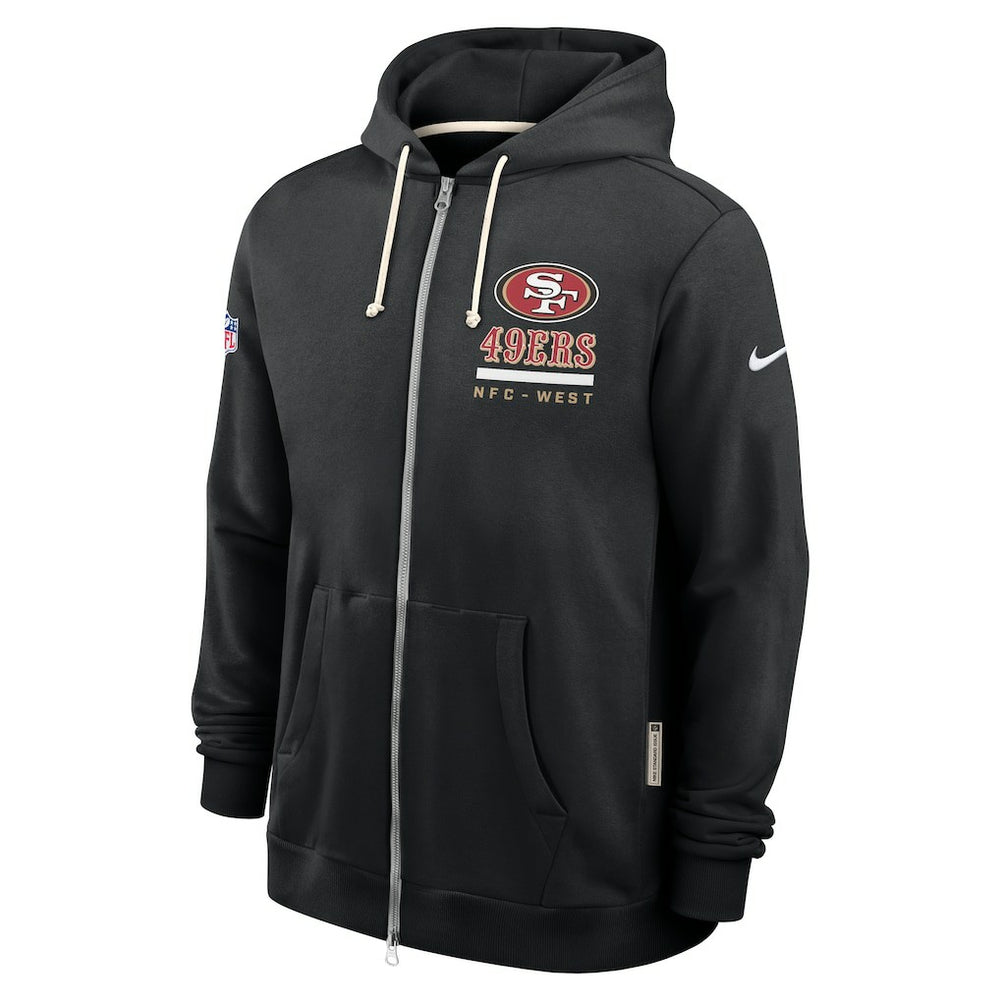 San Francisco 49ers Sideline Standard Issue Utility Player Dri-FIT Full-Zip Hoodie - Black | Nike outlet