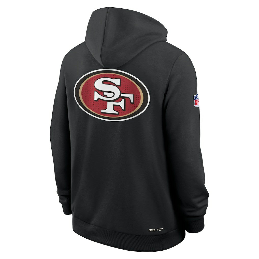 San Francisco 49ers Sideline Standard Issue Utility Player Dri-FIT Full-Zip Hoodie - Black | Nike outlet