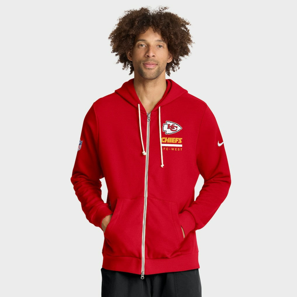 Kansas City Chiefs Sideline Standard Issue Utility Player Dri-FIT Full-Zip Hoodie - Red | Nike on sale