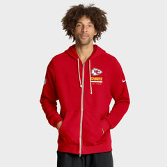 Kansas City Chiefs Sideline Standard Issue Utility Player Dri-FIT Full-Zip Hoodie - Red | Nike on sale