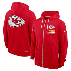 Kansas City Chiefs Sideline Standard Issue Utility Player Dri-FIT Full-Zip Hoodie - Red | Nike on sale