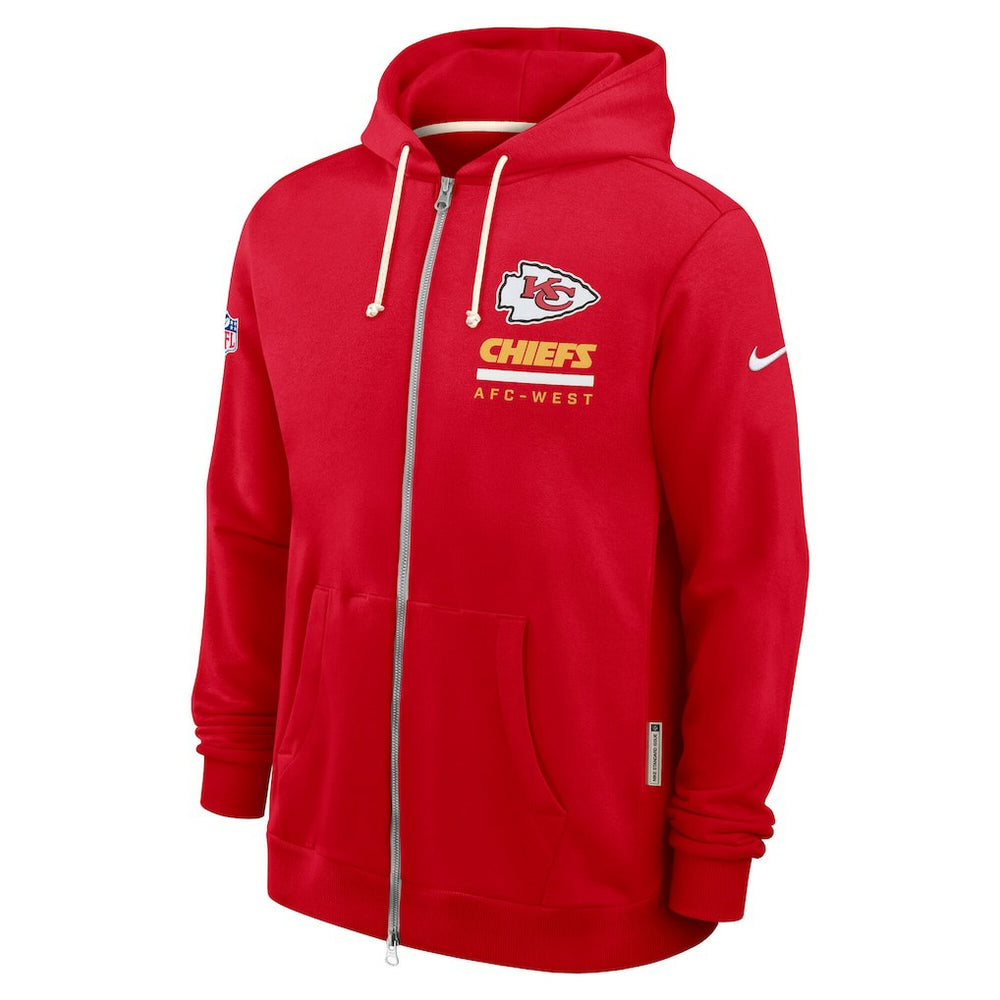 Kansas City Chiefs Sideline Standard Issue Utility Player Dri-FIT Full-Zip Hoodie - Red | Nike on sale