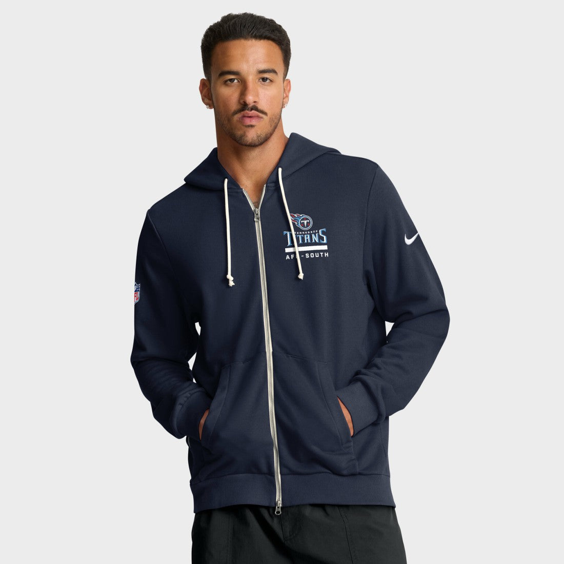 Tennessee Titans Sideline Standard Issue Utility Player Dri-FIT Full-Zip Hoodie - Navy | Nike online