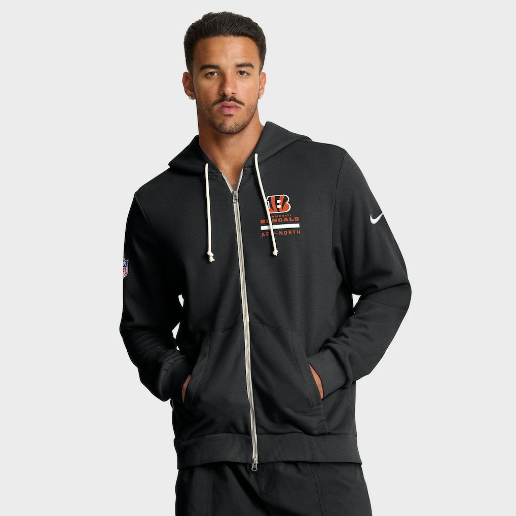 Cincinnati Bengals Sideline Standard Issue Utility Player Dri-FIT Full-Zip Hoodie - Black | Nike cheap