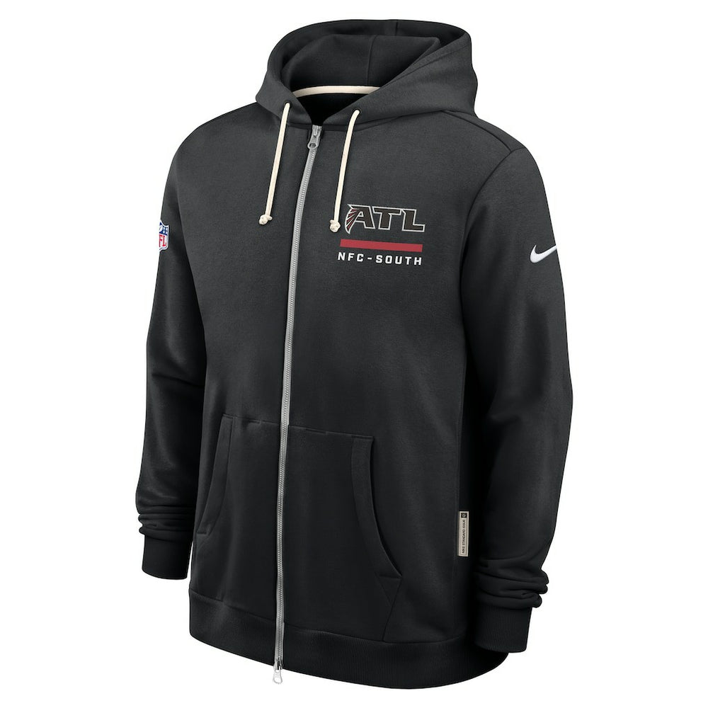 Atlanta Falcons Sideline Standard Issue Utility Player Dri-FIT Full-Zip Hoodie - Black | Nike on sale