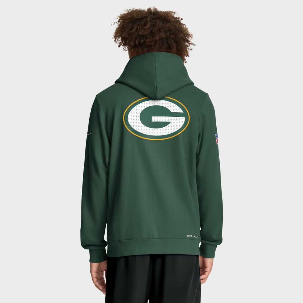 Green Bay Packers Sideline Standard Issue Utility Player Dri-FIT Full-Zip Hoodie - Green | Nike for sale