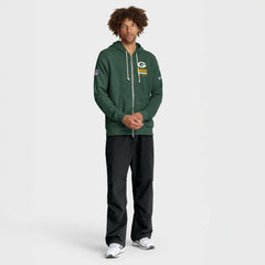 Green Bay Packers Sideline Standard Issue Utility Player Dri-FIT Full-Zip Hoodie - Green | Nike for sale
