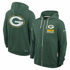 Green Bay Packers Sideline Standard Issue Utility Player Dri-FIT Full-Zip Hoodie - Green | Nike for sale