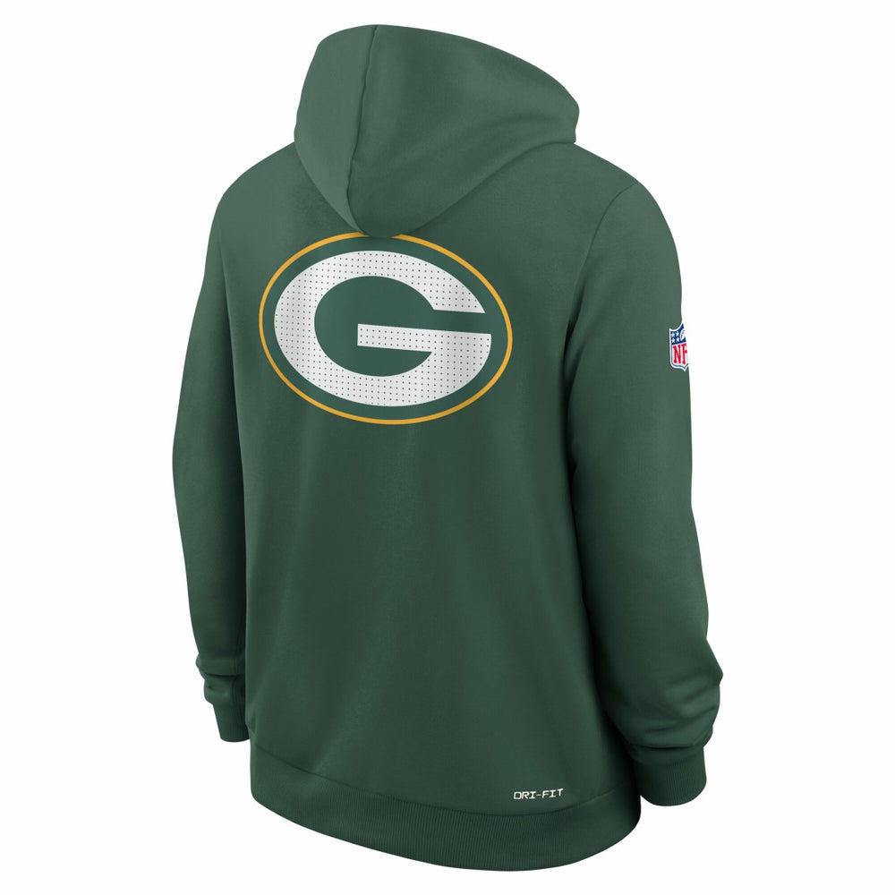 Green Bay Packers Sideline Standard Issue Utility Player Dri-FIT Full-Zip Hoodie - Green | Nike for sale