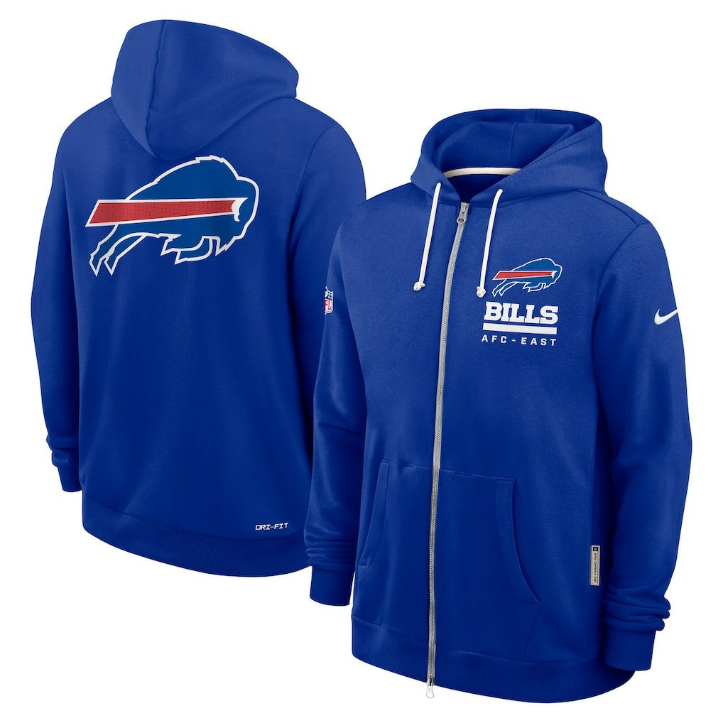Buffalo Bills Sideline Standard Issue Utility Player Dri-FIT Full-Zip Hoodie - Royal | Nike cheap
