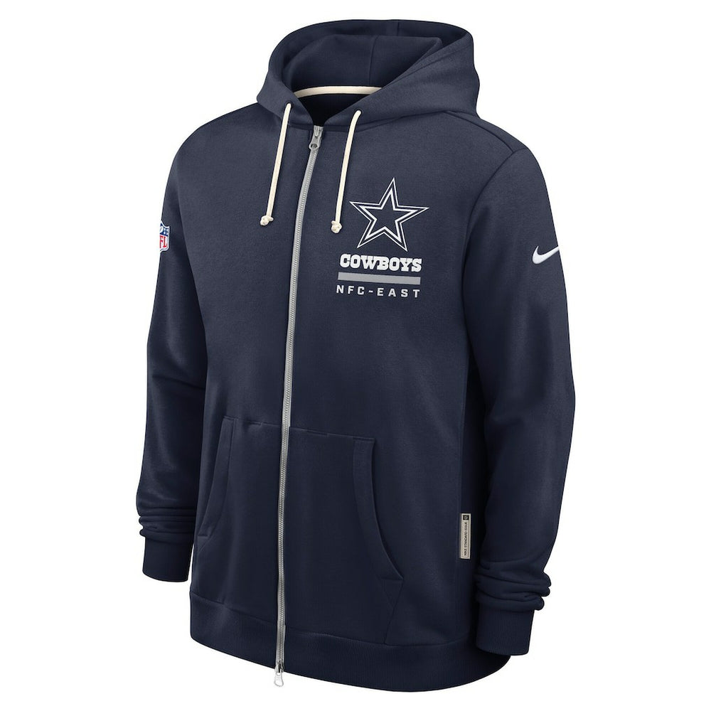 Dallas Cowboys Sideline Standard Issue Utility Player Dri-FIT Full-Zip Hoodie - Navy | Nike cheap