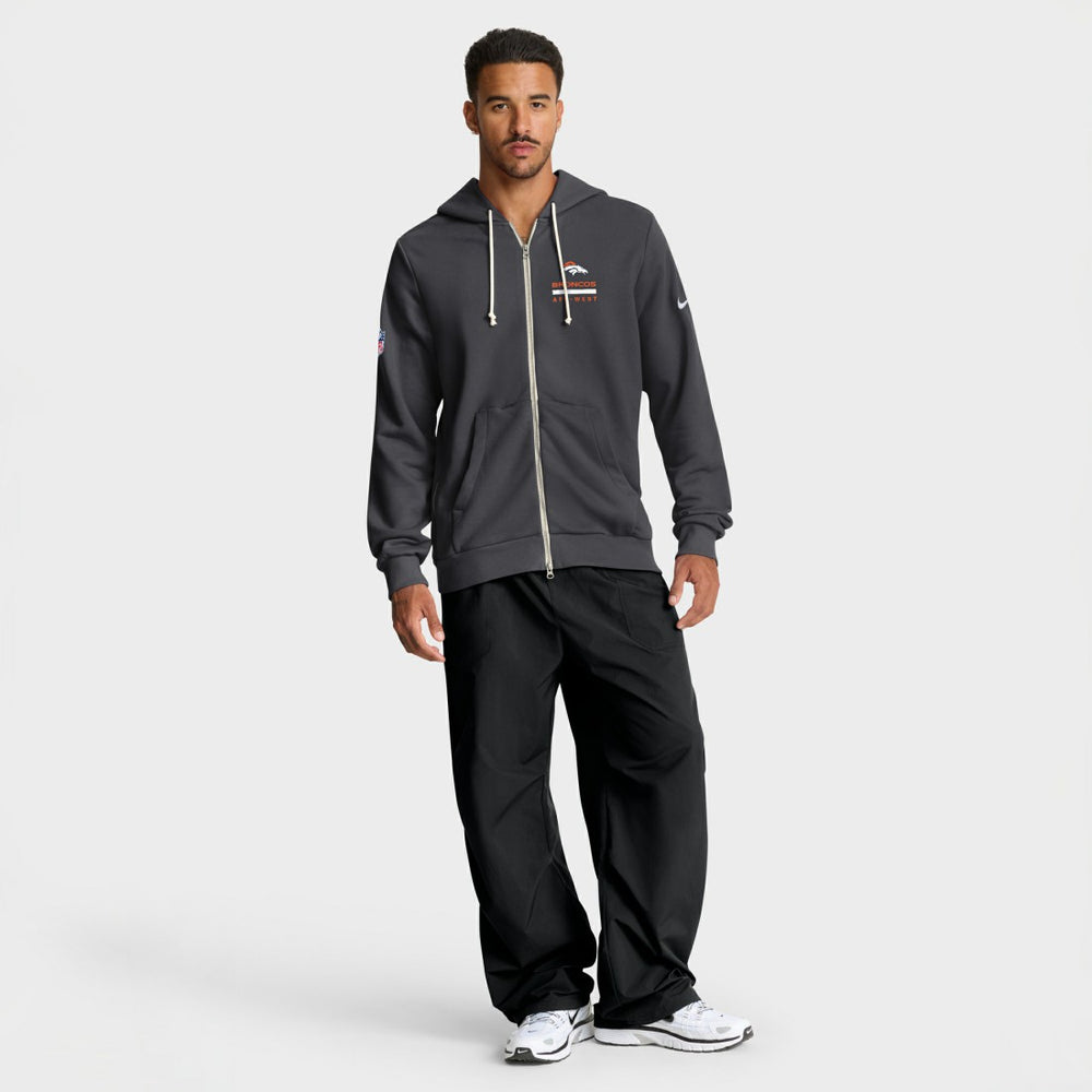 Denver Broncos Sideline Standard Issue Utility Player Dri-FIT Full-Zip Hoodie - Anthracite | Nike sale