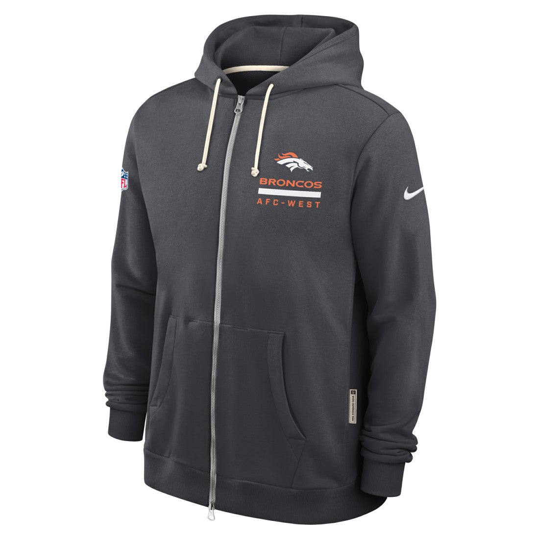 Denver Broncos Sideline Standard Issue Utility Player Dri-FIT Full-Zip Hoodie - Anthracite | Nike sale