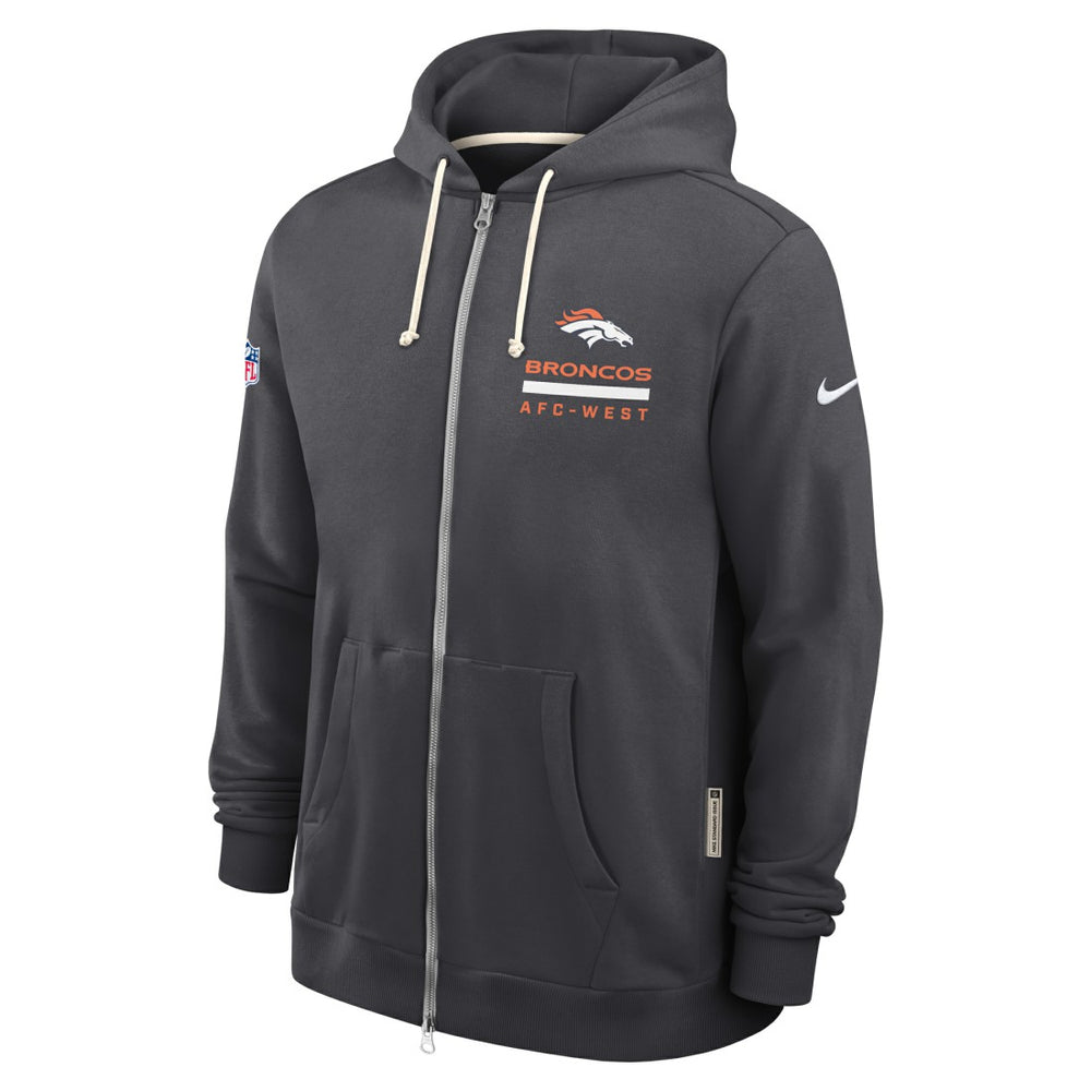 Denver Broncos Sideline Standard Issue Utility Player Dri-FIT Full-Zip Hoodie - Anthracite | Nike sale