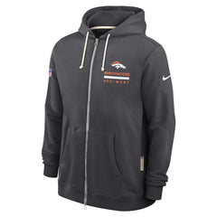 Denver Broncos Sideline Standard Issue Utility Player Dri-FIT Full-Zip Hoodie - Anthracite | Nike sale