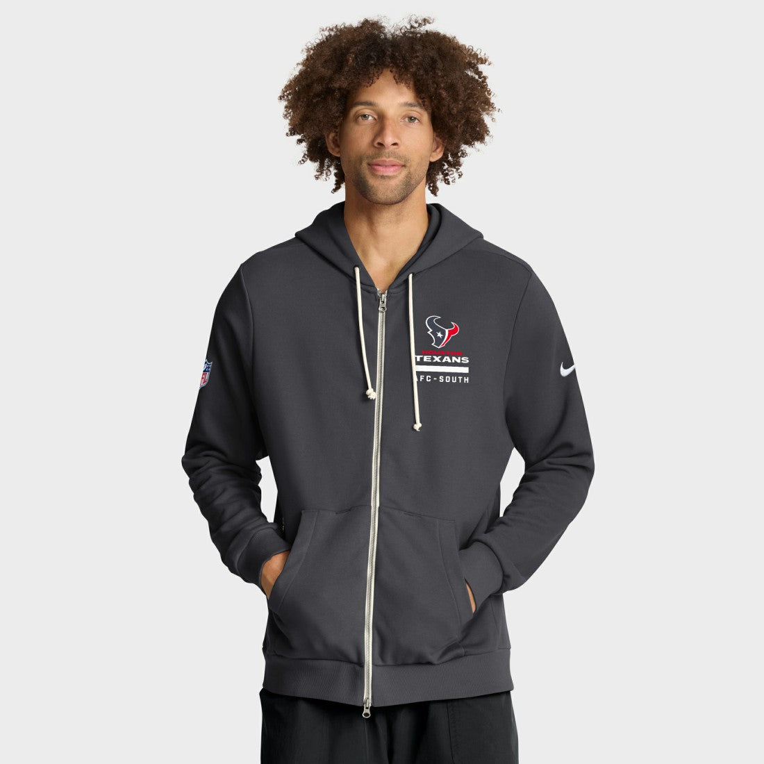Houston Texans Sideline Standard Issue Utility Player Dri-FIT Full-Zip Hoodie - Anthracite | Nike discount