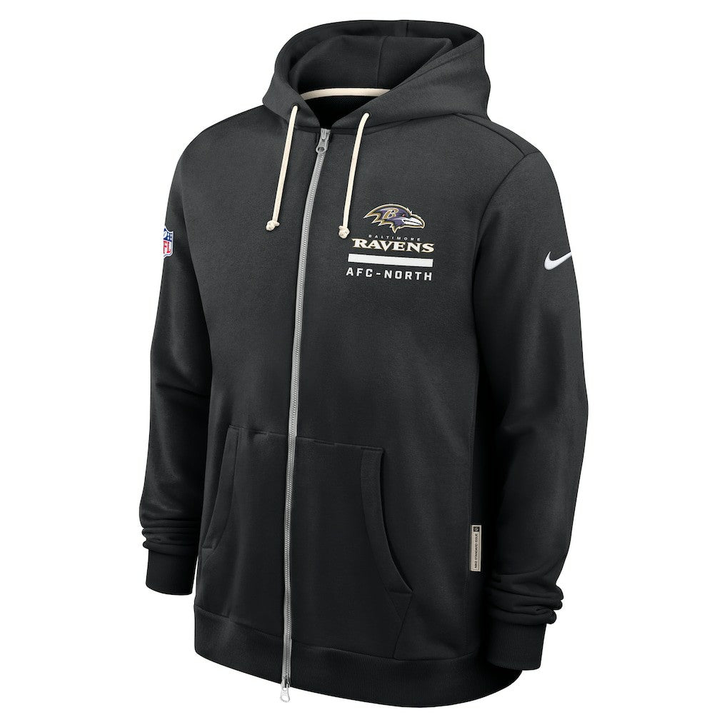 Baltimore Ravens Sideline Standard Issue Utility Player Dri-FIT Full-Zip Hoodie - Black | Nike outlet