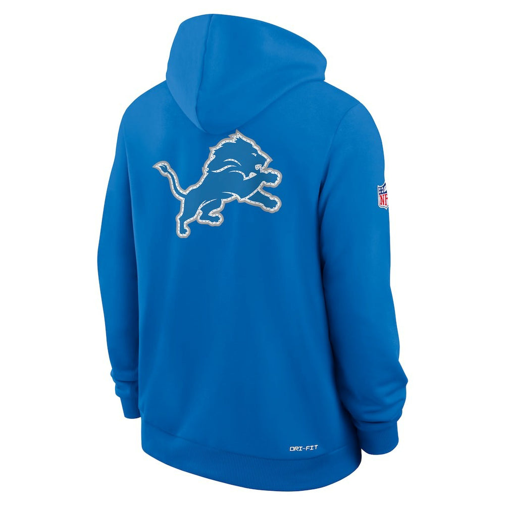 Detroit Lions Sideline Standard Issue Utility Player Dri-FIT Full-Zip Hoodie - Blue | Nike for sale
