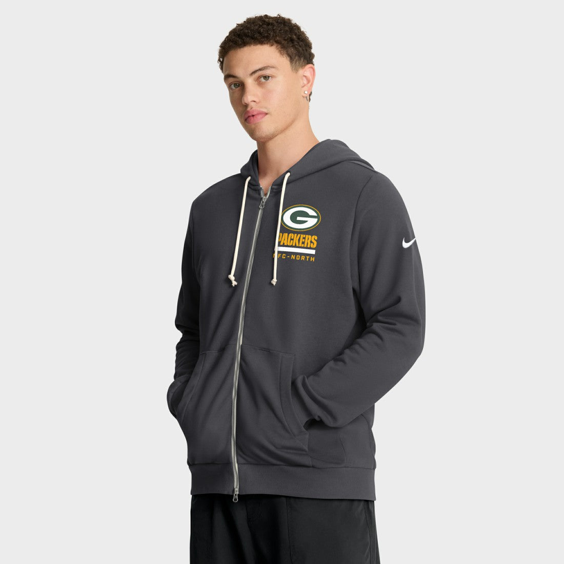 Green Bay Packers Sideline Standard Issue Utility Player Dri-FIT Full-Zip Hoodie - Anthracite | Nike sale