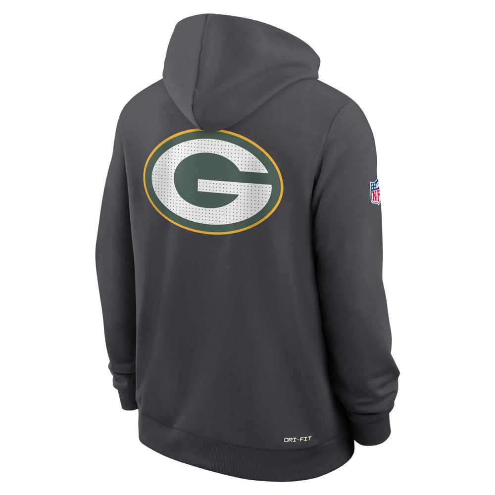Green Bay Packers Sideline Standard Issue Utility Player Dri-FIT Full-Zip Hoodie - Anthracite | Nike sale