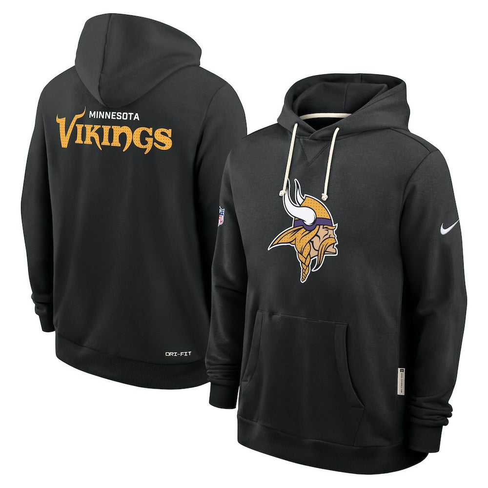 Minnesota Vikings Sideline Standard Issue Initial Home Dri-FIT Hoodie - Black | Nike outlet
