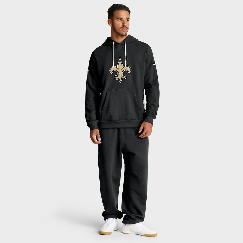 New Orleans Saints Sideline Standard Issue Initial Home Dri-FIT Hoodie - Black | Nike cheap