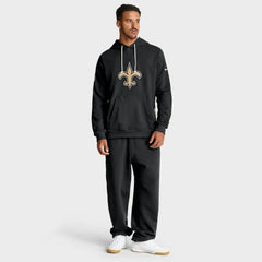 New Orleans Saints Sideline Standard Issue Initial Home Dri-FIT Hoodie - Black | Nike cheap