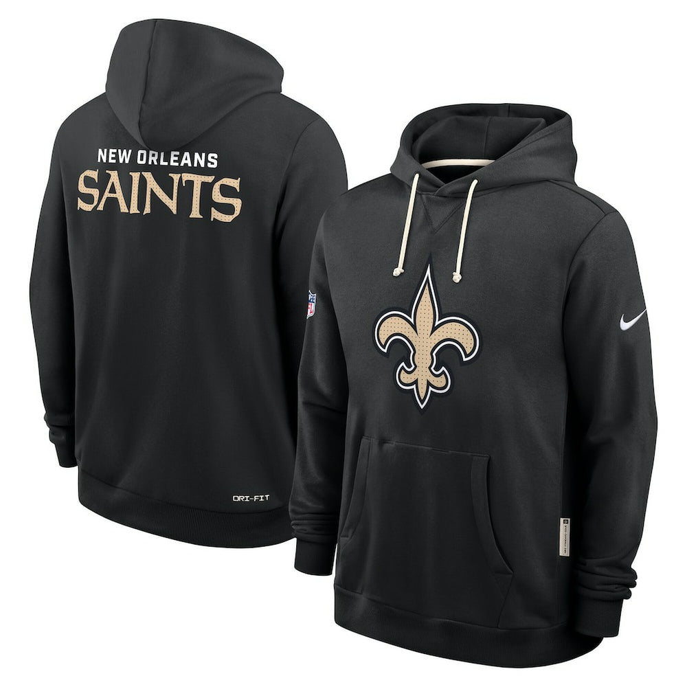 New Orleans Saints Sideline Standard Issue Initial Home Dri-FIT Hoodie - Black | Nike cheap