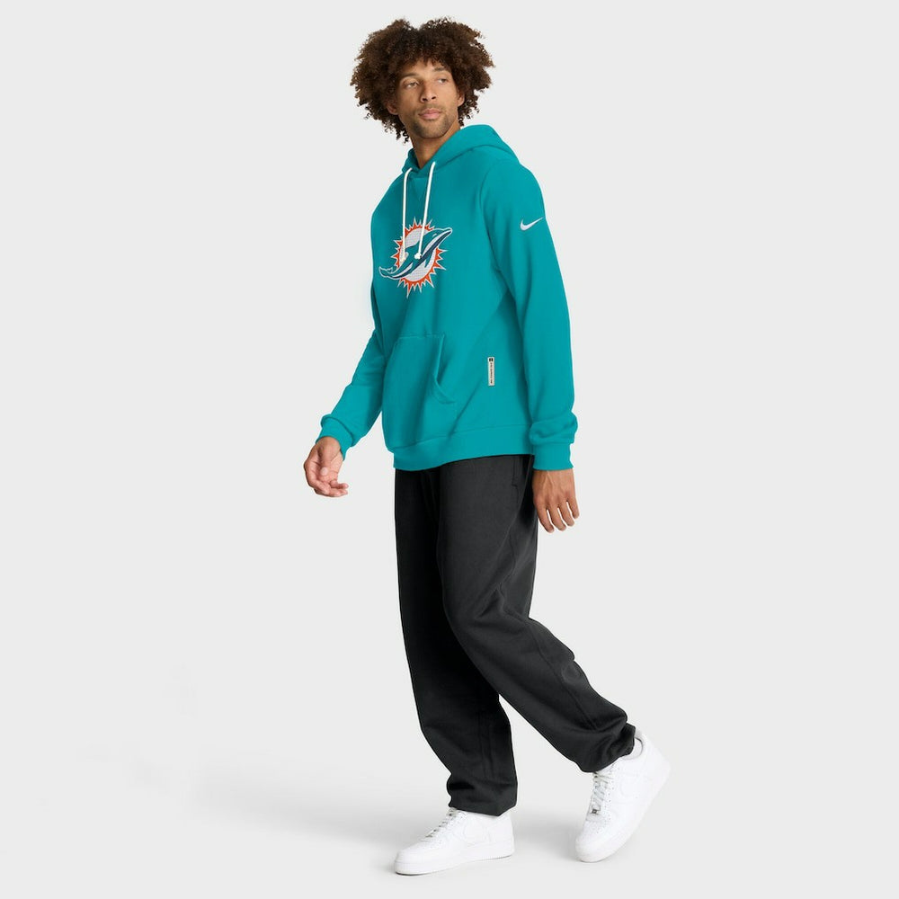 Miami Dolphins Sideline Standard Issue Initial Home Dri-FIT Hoodie - Aqua | Nike sale