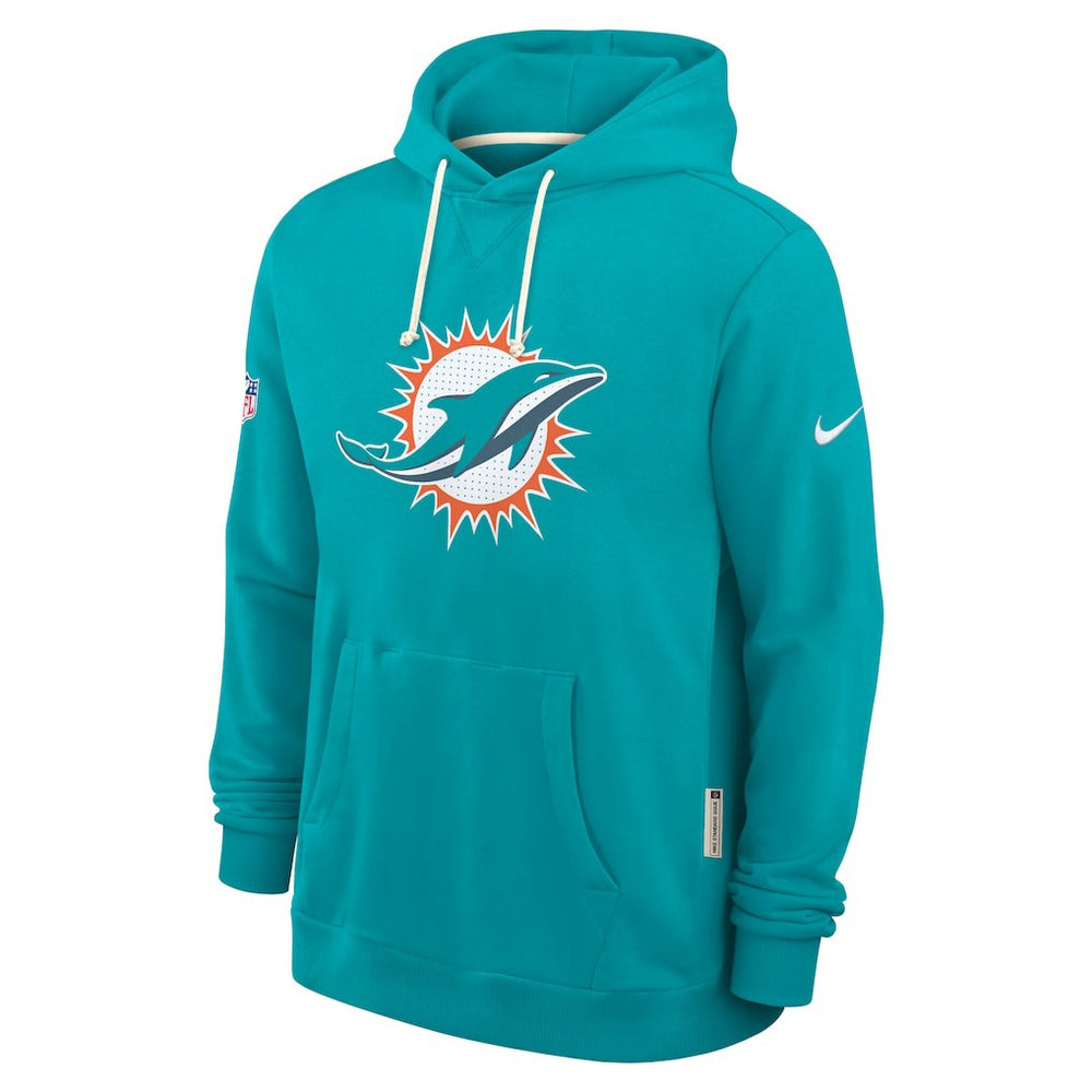 Miami Dolphins Sideline Standard Issue Initial Home Dri-FIT Hoodie - Aqua | Nike sale