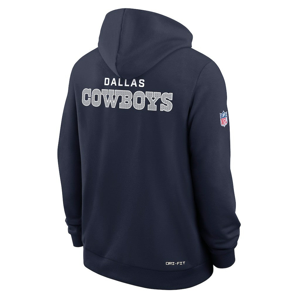 Dallas Cowboys Sideline Standard Issue Initial Home Dri-FIT Hoodie - Navy | Nike discount