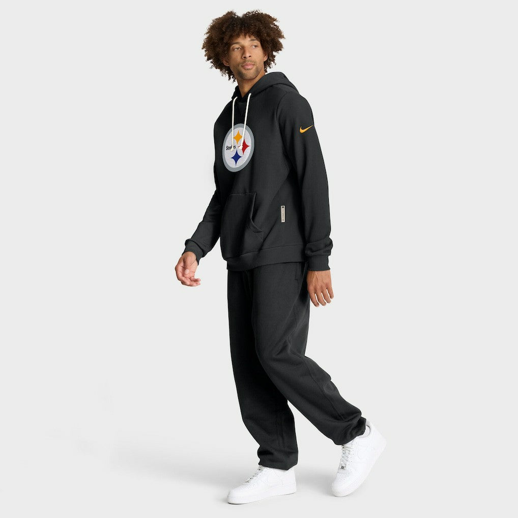 Pittsburgh Steelers Sideline Standard Issue Initial Home Dri-FIT Hoodie - Black | Nike sale