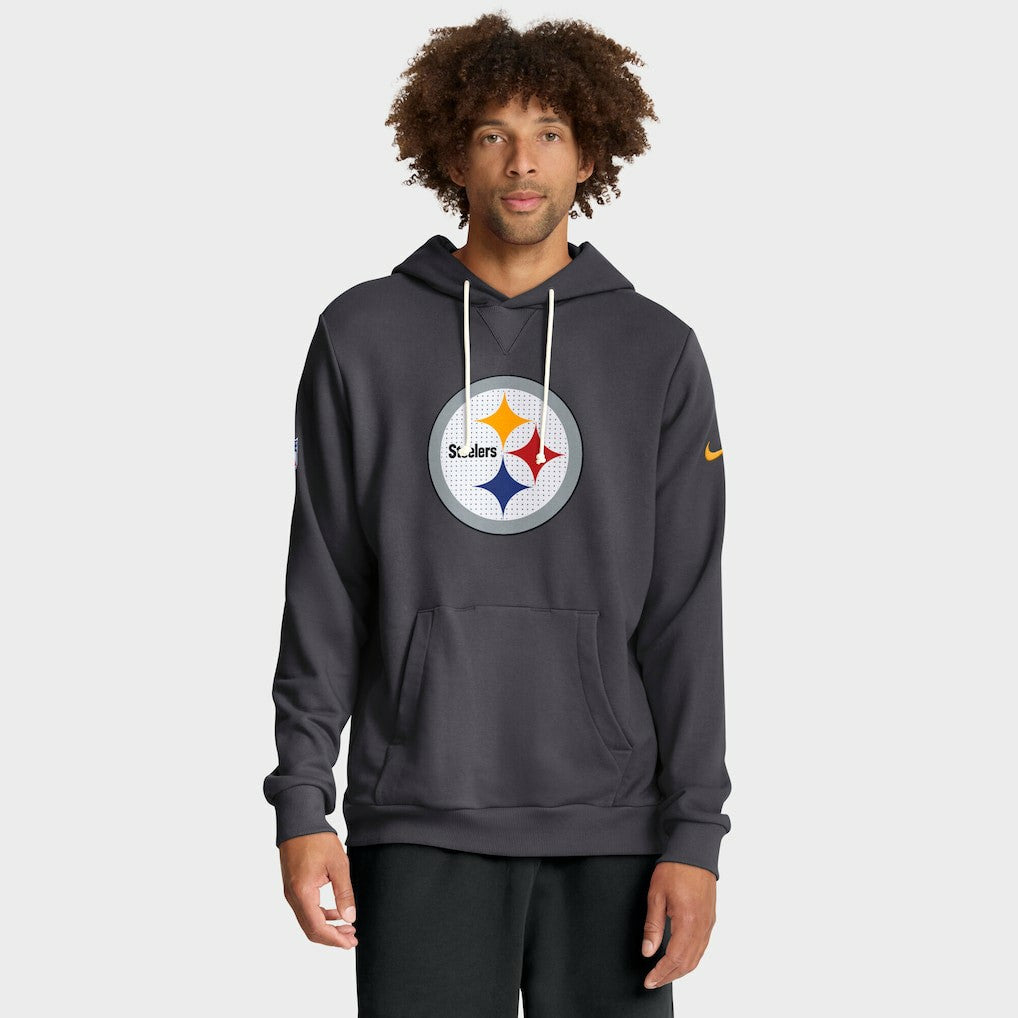 Pittsburgh Steelers Sideline Standard Issue Initial Home Dri-FIT Hoodie - Anthracite | Nike sale