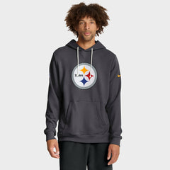 Pittsburgh Steelers Sideline Standard Issue Initial Home Dri-FIT Hoodie - Anthracite | Nike sale